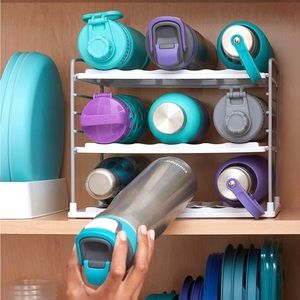 Bottle Organizer. Adjustable shelves.